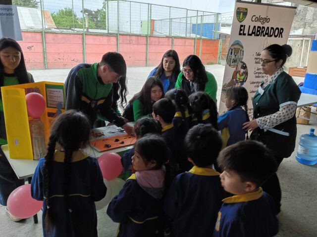 Hoy martes 20 de octubre una delegación de estudiantes representó a nuestro querido colegio "El Labrador Osorno" en feria científica desarrollada en Osorno. Felicitamos a los estudiantes: Bianka Yáñez, Emilia Cheuquepán, Emilia Aros, Katherin Triviño y Agustín Nonquepán. 

Presentaron tres experimentos: 

1. Masa conductora de electricidad: A través de una mezcla de harina, sal, limón y agua, los estudiantes demostraron cómo ciertos materiales pueden permitir el paso de la corriente eléctrica, explorando el concepto de conductividad.

2. Levaduras en acción: Mediante la combinación de levadura, azúcar y agua, observaron cómo estos microorganismos realizan un proceso de fermentación, liberando dióxido de carbono (CO₂), un gas capaz de inflar un globo.

3. Desafío del circuito eléctrico: Inspirados en el test psicotécnico para obtener la licencia de conducir, los estudiantes construyeron un circuito compuesto por una batería, un interruptor, una ampolleta y un zumbador. El desafío consistía en recorrer un alambre sin tocarlo, ya que, al producirse el contacto, se cerraba el circuito, activando una señal luminosa y sonora.

El Colegio El Labrador Osorno comprometido con la formación integral de sus estudiantes. 

Sigamos Labrando Futuro...